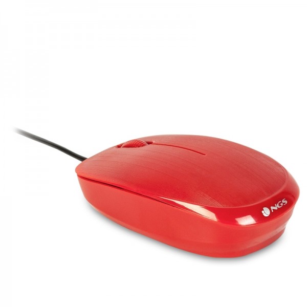 Ngs raton óptico redflame 1000 dpi rojo
